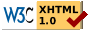 Valid XHTML 1.0 Transitional